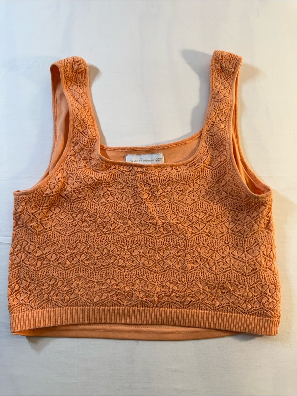 House of Harlow 1960 Coral Knit Tank Top